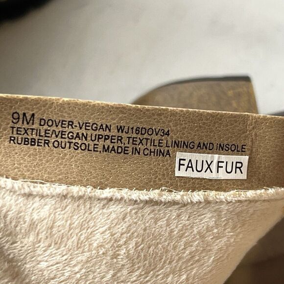 Jambu Mid Calf Boots Quilted Womens 9M Brown Vegan/Textile Zip Up Comfort Casual - Picture 10 of 11